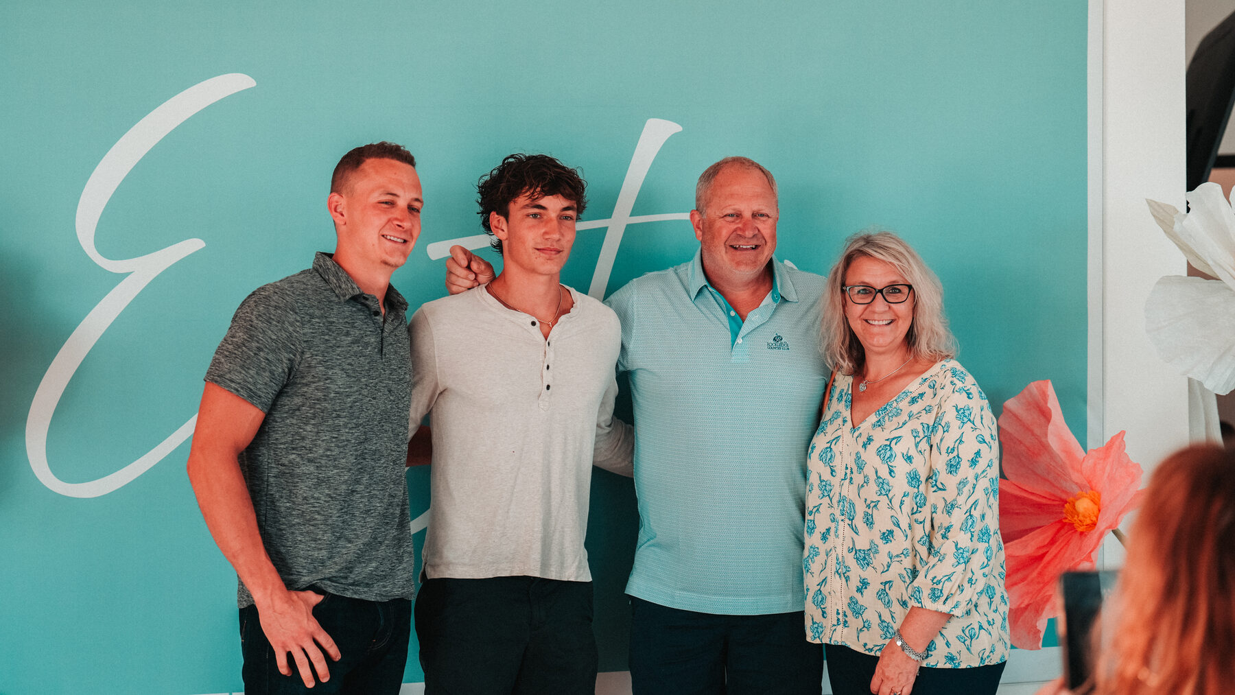 A group of friends together at The Pointe Church in Cocoa Beach